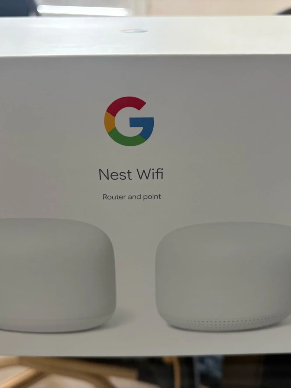 Google Nest Wifi Router and Point - White